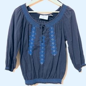 L.O.G.G. Label of Graded Goods Embroidered Top